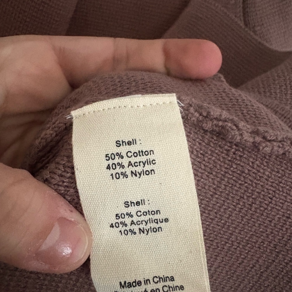 L'AGENCE Lacey Solid Knit Blazer Elegant Taupe Mauve Chic Women’s Medium NWT - Picture 6 of 8